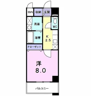 サニーレジデンス吉野【3階】の間取り