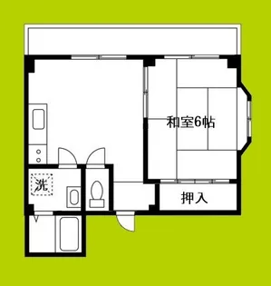 アーチスト赤川【4階】の間取り
