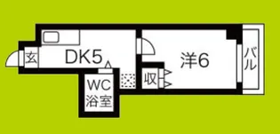センチュリー新大阪【8階】の間取り