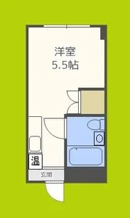 パシフィック新今宮【4階】の間取り