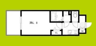 フォーリアライズ大阪ミッテ【5階】の間取り
