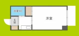 ハイツしらゆり【4階】の間取り