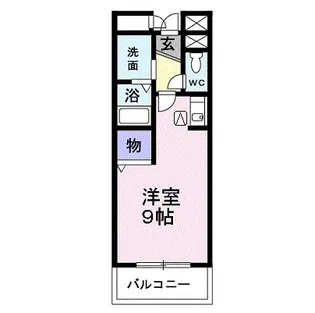 アンソレイエ【1階】の間取り