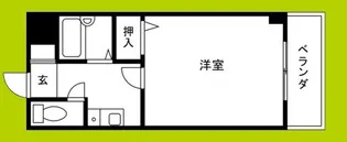 1Kの間取り画像