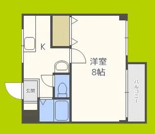 イーズマンション1【2階】の間取り