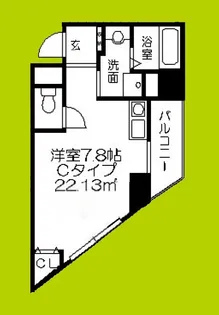 ラ・メゾヌーヴ【8階】の間取り
