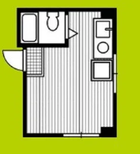 ルッツ清水【1階】の間取り