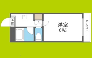 フローラル横堤【3階】の間取り