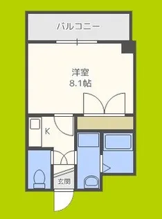 プロシード東小橋【4階】の間取り