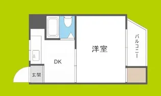 ハイツしんめい【5階】の間取り