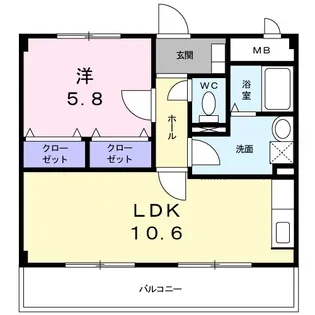 グランソレイユ【1階】の間取り
