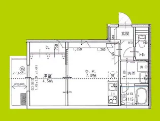 エテルナコート総持寺【1階】の間取り