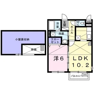 リヴェール ヴィラ【2階】の間取り