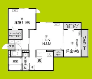 D-ROOM・MB【1階】の間取り