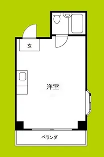 1Rの間取り画像