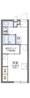 レオパレスパストラルA【1階】の間取り