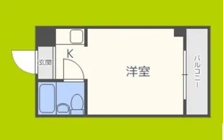 アインス蒲生【3階】の間取り