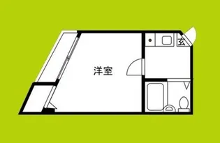 富尾マンション放出【4階】の間取り