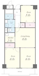 3LDKの間取り画像