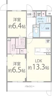 メゾン錦II【3階】の間取り