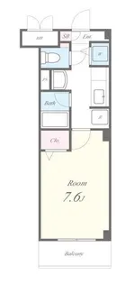 クレール鶴見【2階】の間取り