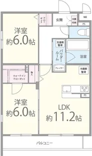 スマイル旭ヶ丘【2階】の間取り