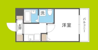 ウッディ天下茶屋【2階】の間取り