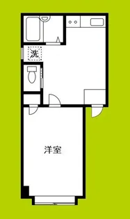 江戸堀コーポ【4階】の間取り