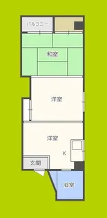 シーズコート住吉【5階】の間取り