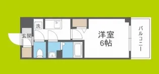 アドバンス大阪セレーノ【9階】の間取り