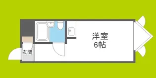 ジュネス瑞光【2階】の間取り