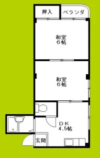 バードヒル清水【3階】の間取り