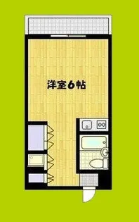 ベルメゾン朝潮橋【5階】の間取り