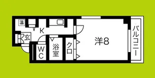 プラディオ蒲生公園【1階】の間取り