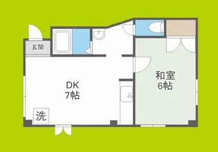 ワンウェーブ【4階】の間取り