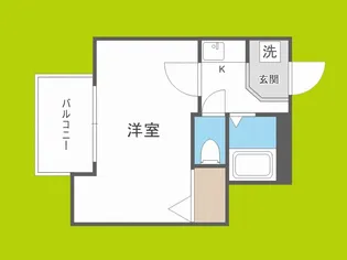大国町青山ビル 別館【2階】の間取り