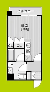 アスリート本町西【4階】の間取り