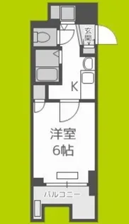 1Kの間取り画像