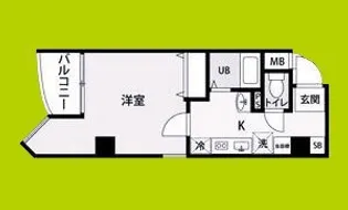 ラ・フォンテ阿波座【9階】の間取り