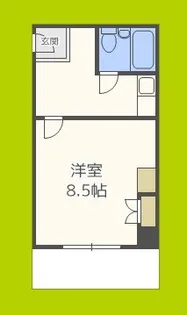 ハイツ西村【8階】の間取り