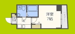 セレニテ上町台【2階】の間取り