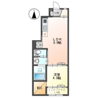 アイリス(Iris)【1階】の間取り