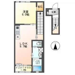 アイリス(Iris)【2階】の間取り