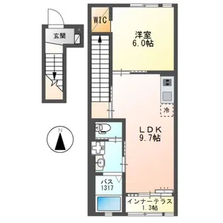 アイリス(Iris)【2階】の間取り