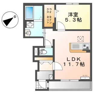 プロスパー【1階】の間取り