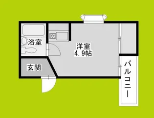 シティヒル【5階】の間取り