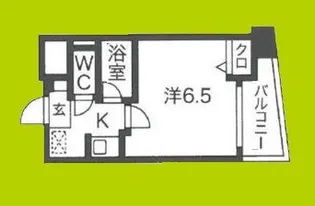 エイペックス大手通【6階】の間取り