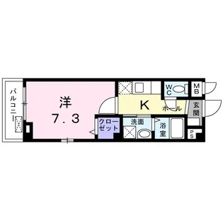 ハピネス福島【2階】の間取り