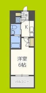 エスリード福島シティグランツ【4階】の間取り