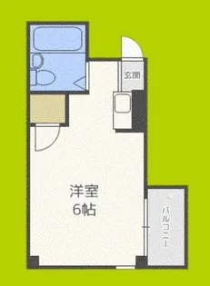 レジデンス西脇【1階】の間取り